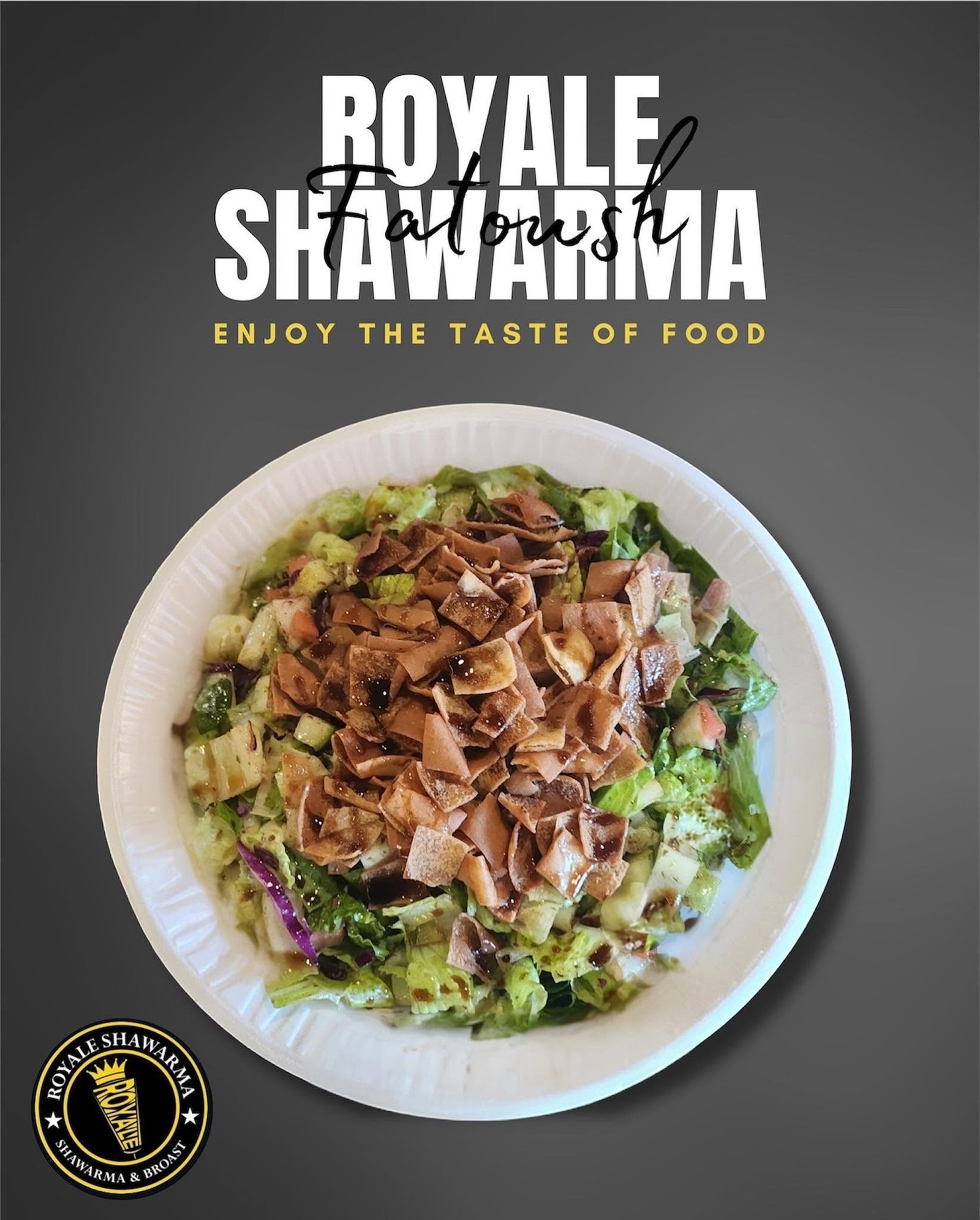 Royale shawarma plate